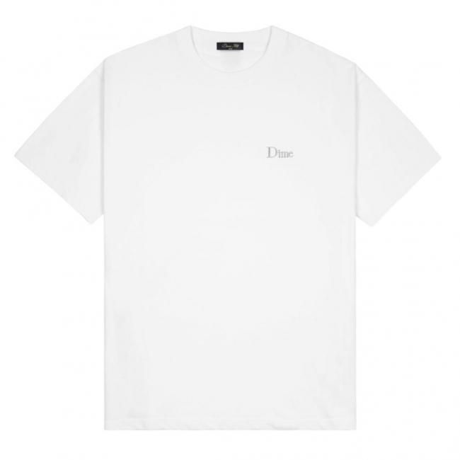 Dime Classic Small Logo T-Shirt / White (ダイム Tシャツ