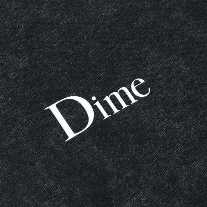 Dime Classic Small Logo T-Shirt / Faded Black (ダイム T