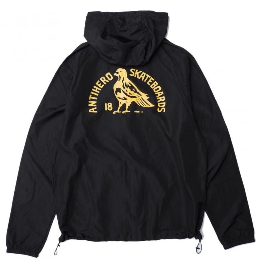 HELLRAZOR H CHAIN SUEDE HOODED DOWN JACKET / BLACK (ヘル