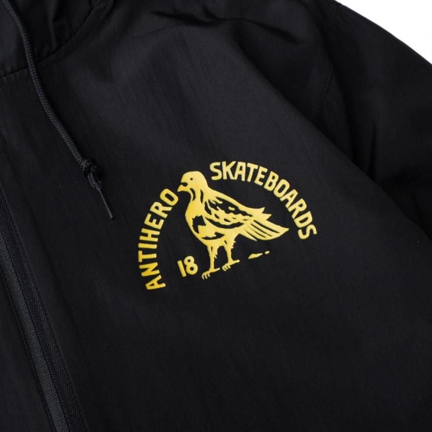 ANTI HERO ナイロンジャケット XL ブラック ANTI HERO ROCK DOVE HOODED ZIP UP JACKET / BLACK (アンチ