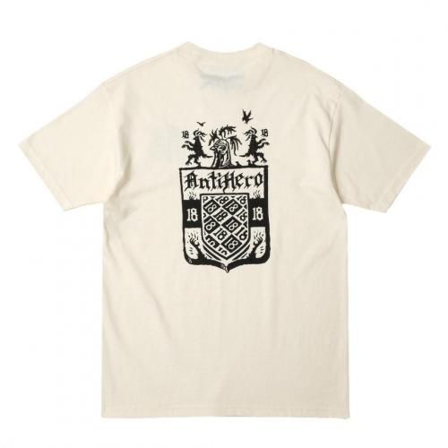 <img class='new_mark_img1' src='https://img.shop-pro.jp/img/new/icons5.gif' style='border:none;display:inline;margin:0px;padding:0px;width:auto;' />ANTI HERO COAT OF ARMS TEE / CREAM (ҡ/ T)