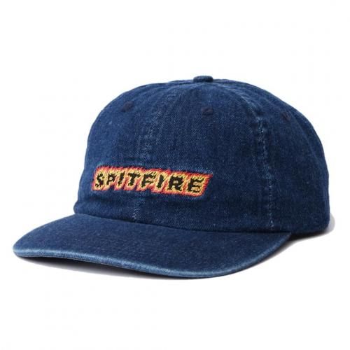 <img class='new_mark_img1' src='https://img.shop-pro.jp/img/new/icons1.gif' style='border:none;display:inline;margin:0px;padding:0px;width:auto;' />SPITFIRE FLAME SCRIPT SNAPBACK CAP / DENIM (ԥåȥե 6ѥͥ륭å)