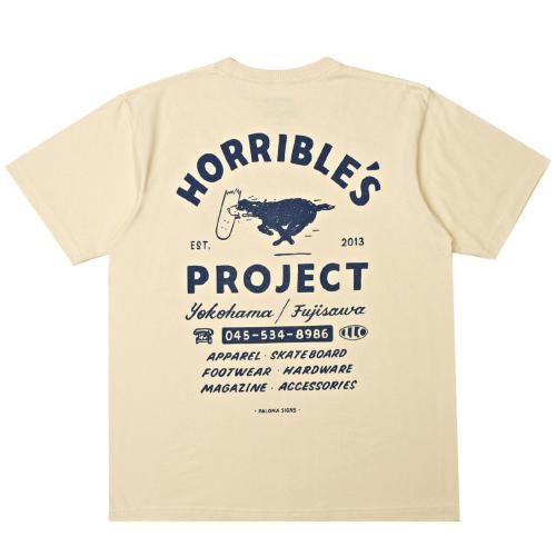 <img class='new_mark_img1' src='https://img.shop-pro.jp/img/new/icons5.gif' style='border:none;display:inline;margin:0px;padding:0px;width:auto;' />HORRIBLE'S DOGG T-SHIRT / NATURAL (ۥ֥륺 T)