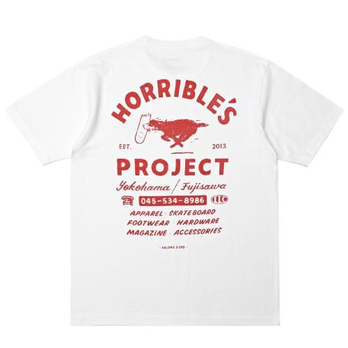 <img class='new_mark_img1' src='https://img.shop-pro.jp/img/new/icons5.gif' style='border:none;display:inline;margin:0px;padding:0px;width:auto;' />HORRIBLE'S DOGG T-SHIRT / WHITE (ۥ֥륺 T)