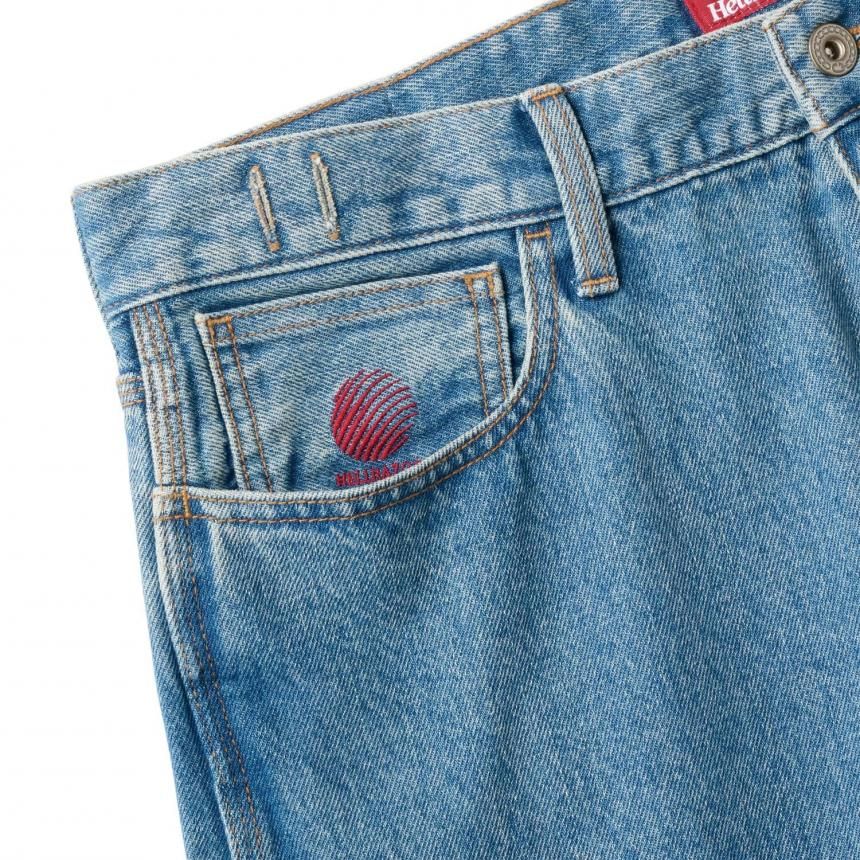 パンツ HELLRAZOR BAGGIE DENIM WASH INDIGO BAGGIE DENIM PANTS - MIDDLE WASH INDIGO – Hellrazor Online