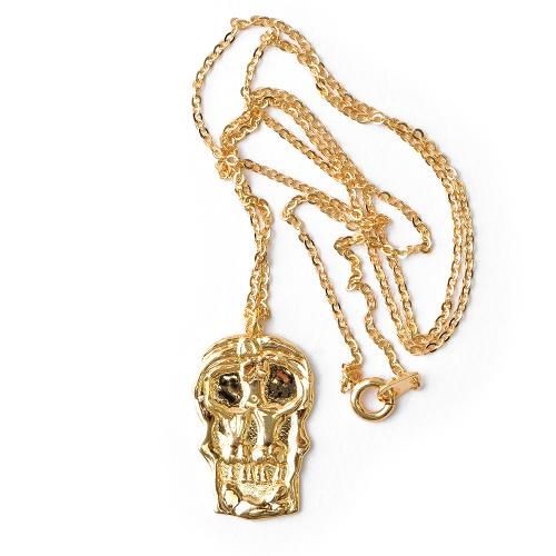 <img class='new_mark_img1' src='https://img.shop-pro.jp/img/new/icons5.gif' style='border:none;display:inline;margin:0px;padding:0px;width:auto;' />HELLRAZOR SKULL1951 NECKLACE / BRASS GOLD (إ쥤 ͥå쥹