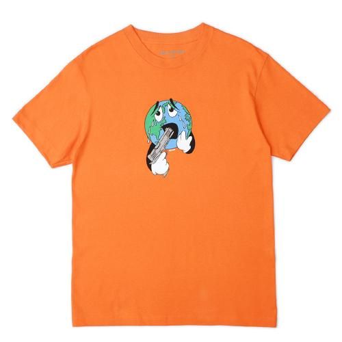 <img class='new_mark_img1' src='https://img.shop-pro.jp/img/new/icons5.gif' style='border:none;display:inline;margin:0px;padding:0px;width:auto;' />QUASI SMALL WORLD TEE / ORANGE ( T/Ⱦµ)