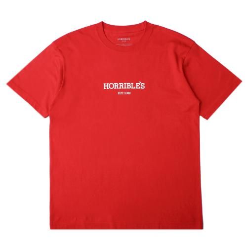 <img class='new_mark_img1' src='https://img.shop-pro.jp/img/new/icons5.gif' style='border:none;display:inline;margin:0px;padding:0px;width:auto;' />HORRIBLE'S LOGO T-SHIRT / RED (ۥ֥륺 T)