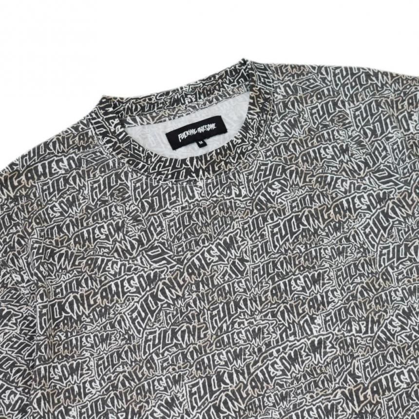 FUCKING AWESOME Burnt Sticker Stamp Tee / Aop (ファッキン