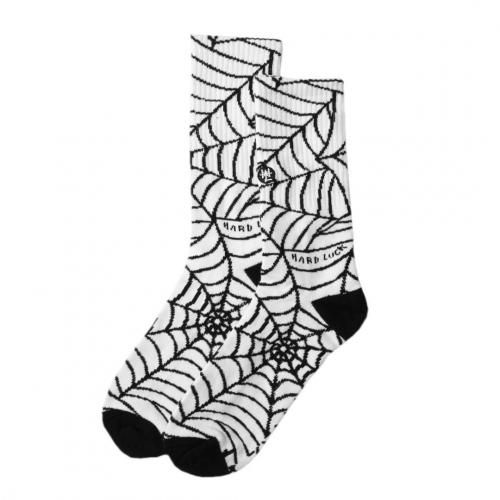 <img class='new_mark_img1' src='https://img.shop-pro.jp/img/new/icons5.gif' style='border:none;display:inline;margin:0px;padding:0px;width:auto;' />HARD LUCK Web Socks / WHITE (ϡɥå å)