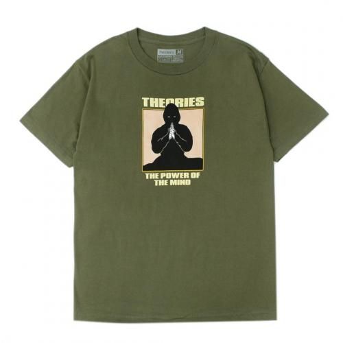 <img class='new_mark_img1' src='https://img.shop-pro.jp/img/new/icons5.gif' style='border:none;display:inline;margin:0px;padding:0px;width:auto;' />THEORIES POWER OF THE MIND TEE / OLIVEʥ꡼ T/Ⱦµˡ