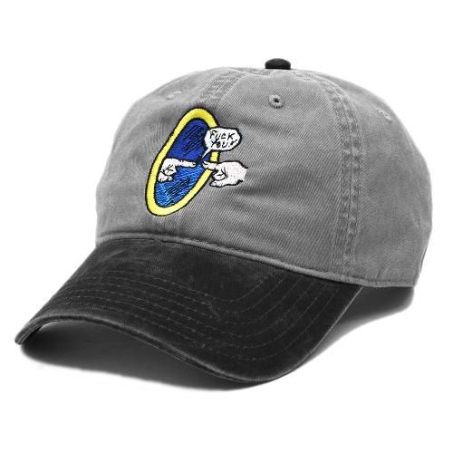 <img class='new_mark_img1' src='https://img.shop-pro.jp/img/new/icons5.gif' style='border:none;display:inline;margin:0px;padding:0px;width:auto;' />FUCKING AWESOME FUCK YOU EMBROIDERED 6 PANEL CAP / GREY/BLACK (եå󥪡 6ѥͥ륭å)