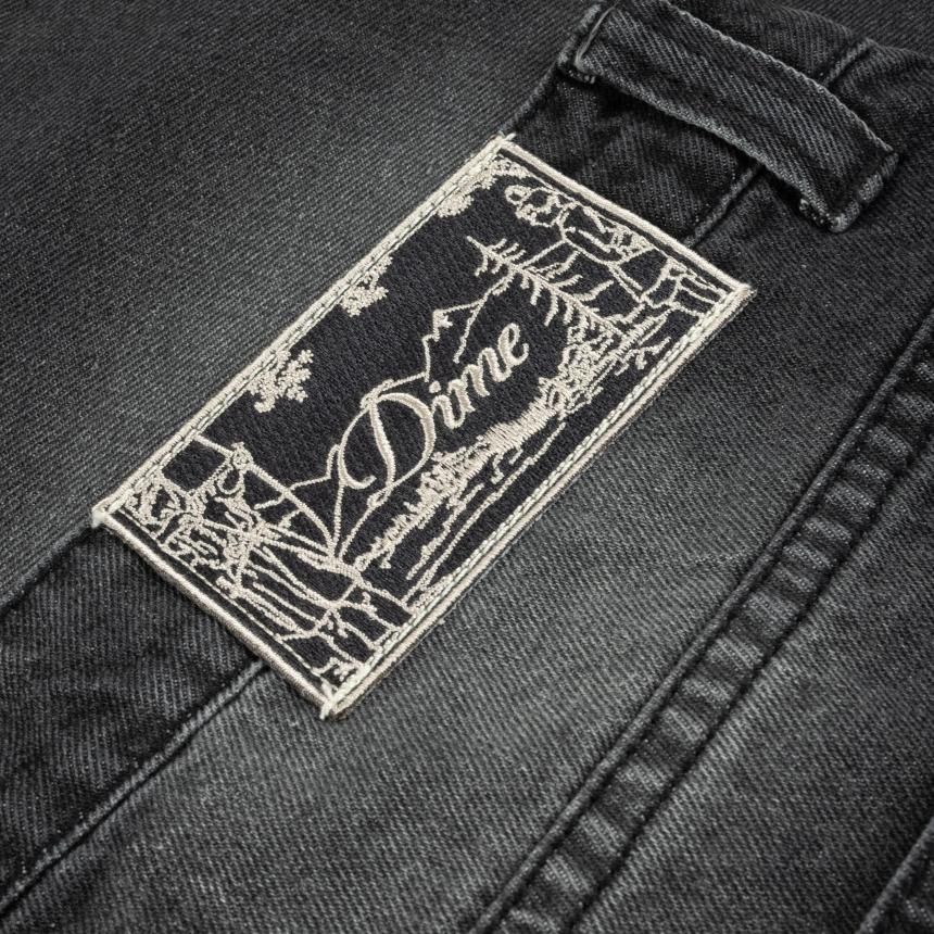 Dime Classic Baggy Denim Pants | サンドブラストブラック