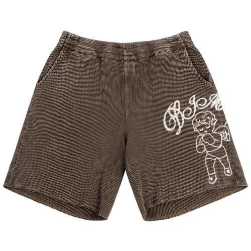 <img class='new_mark_img1' src='https://img.shop-pro.jp/img/new/icons5.gif' style='border:none;display:inline;margin:0px;padding:0px;width:auto;' />Dime Fighter Waffle Shorts / Brown Washed ( åȥ硼)