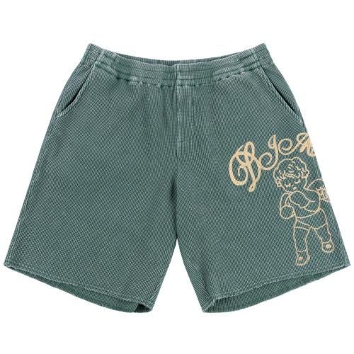<img class='new_mark_img1' src='https://img.shop-pro.jp/img/new/icons5.gif' style='border:none;display:inline;margin:0px;padding:0px;width:auto;' />Dime Fighter Waffle Shorts / Teal Washed ( åȥ硼)