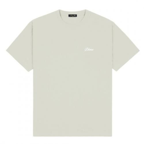 <img class='new_mark_img1' src='https://img.shop-pro.jp/img/new/icons5.gif' style='border:none;display:inline;margin:0px;padding:0px;width:auto;' />Dime Cursive Small Logo T-Shirt / Charcoal Moss ( T / Ⱦµ)