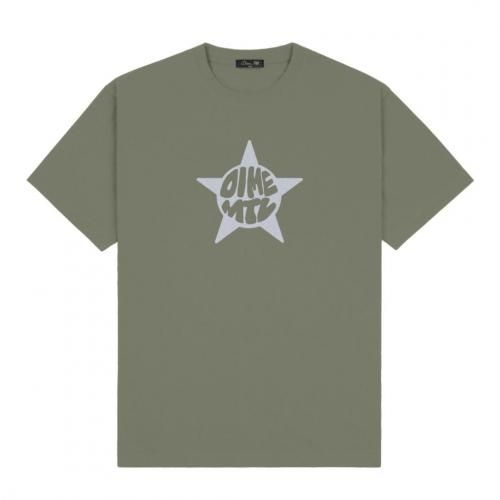 <img class='new_mark_img1' src='https://img.shop-pro.jp/img/new/icons5.gif' style='border:none;display:inline;margin:0px;padding:0px;width:auto;' />Dime Star T-Shirt / Thyme ( T / Ⱦµ)