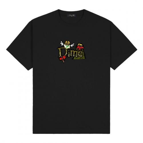 <img class='new_mark_img1' src='https://img.shop-pro.jp/img/new/icons5.gif' style='border:none;display:inline;margin:0px;padding:0px;width:auto;' />Dime Classic Fuzzy T-Shirt / Black ( T / Ⱦµ)
