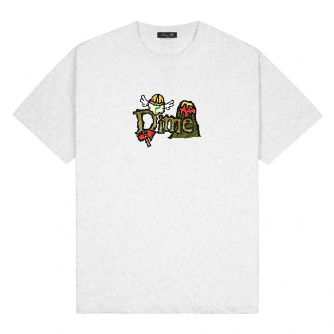 何でも揃う Dime Classic Fuzzy T-Shirt | アッシュ - HORRIBLE'S PROJECT ウェア