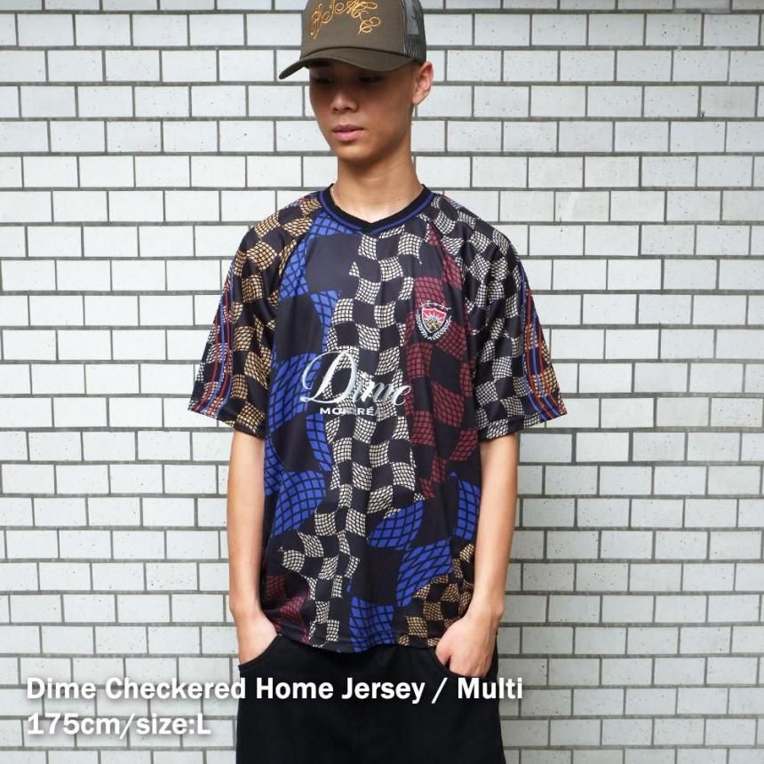 Dime Checkered Home Jersey | スケート Tシャツ - HORRIBLE'S