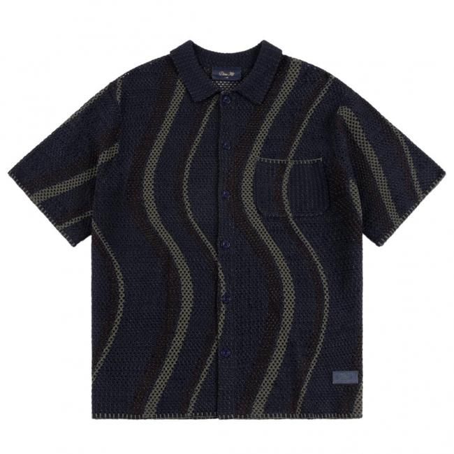 Dime Soleil Button Up Knit | 半袖シャツ - HORRIBLE'S PROJECT