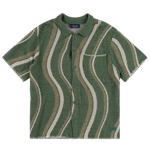 <img class='new_mark_img1' src='https://img.shop-pro.jp/img/new/icons5.gif' style='border:none;display:inline;margin:0px;padding:0px;width:auto;' />Dime Soleil Button Up Knit / Green ( Ⱦµ)