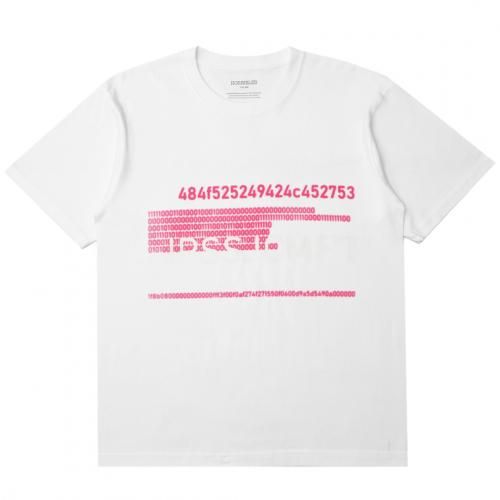 <img class='new_mark_img1' src='https://img.shop-pro.jp/img/new/icons5.gif' style='border:none;display:inline;margin:0px;padding:0px;width:auto;' />HORRIBLE'S CRYPTOGRAPHY T-SHIRT / WHITE (ۥ֥륺 T)