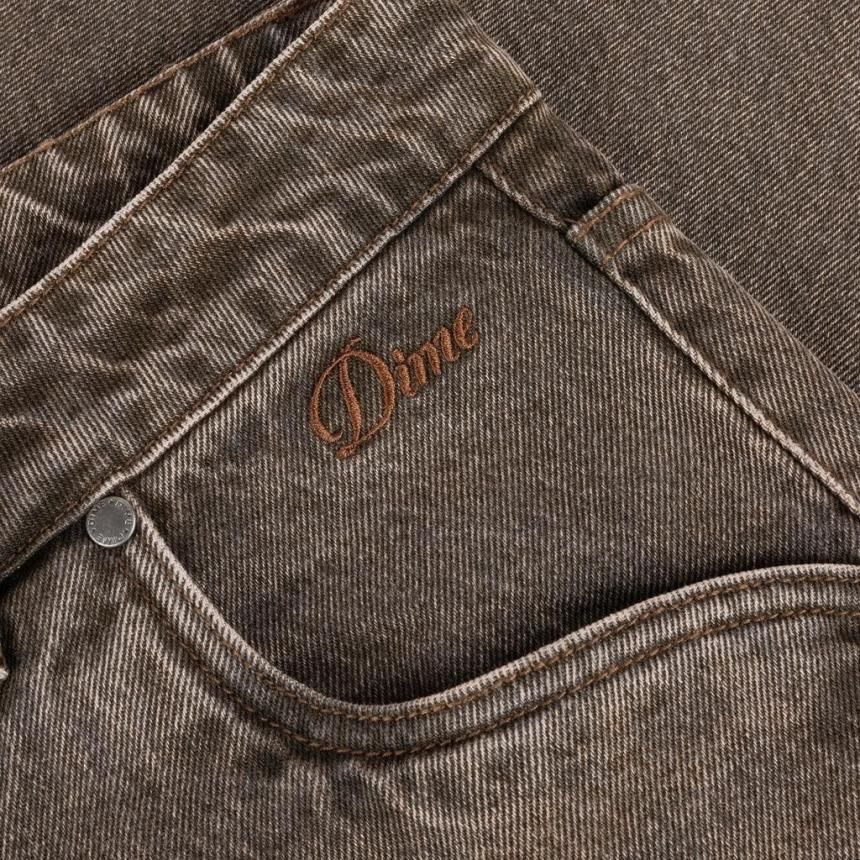 【正規品】 Dime デニム　brown ブラウン M Dime: ブラウン バギージーンズ | SSENSE 日本