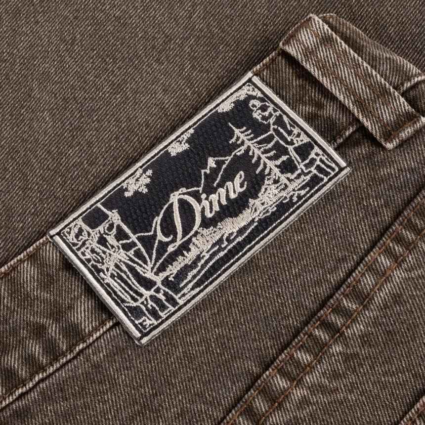 【正規品】 Dime デニム　brown ブラウン M Dime: ブラウン バギージーンズ | SSENSE 日本