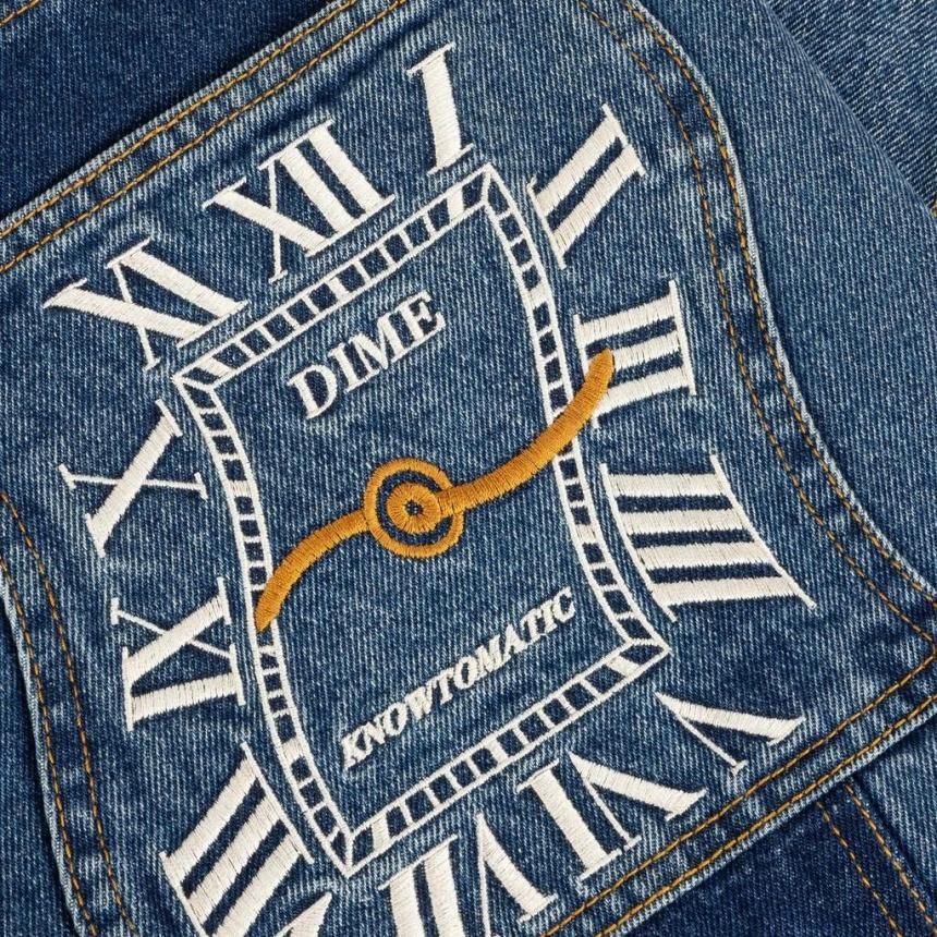 DIMEデニム Dime Straight Denim Pants | Faded Black - HORRIBLE'S PROJECT