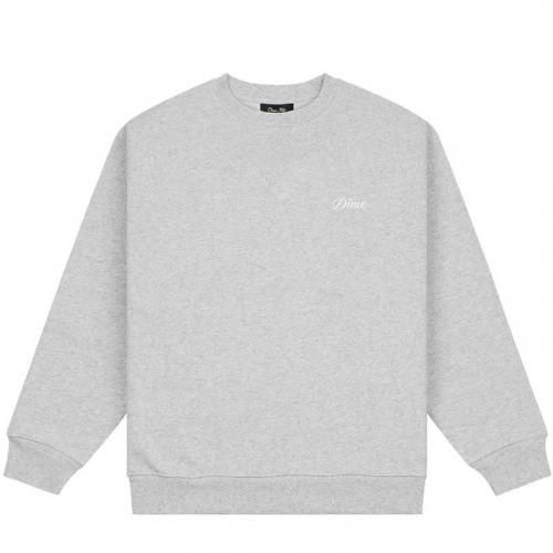 Dime Cursive Small Logo Crewneck / Heather Gray ( 롼ͥå / å)
