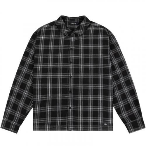 Dime Plaid Flannel Shirt / Black ( եͥ륷)