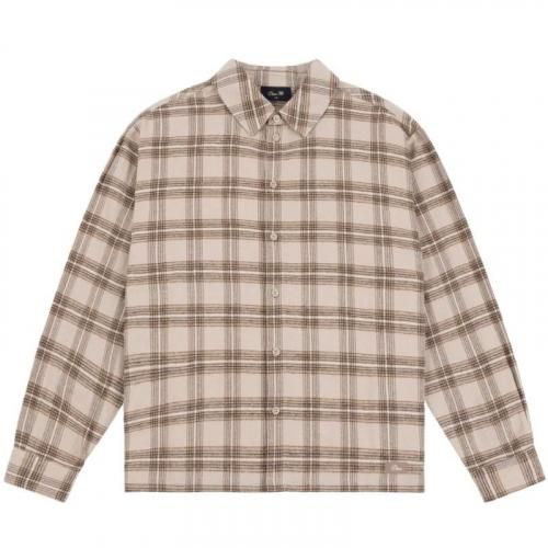 Dime Plaid Flannel Shirt / Beige ( եͥ륷)