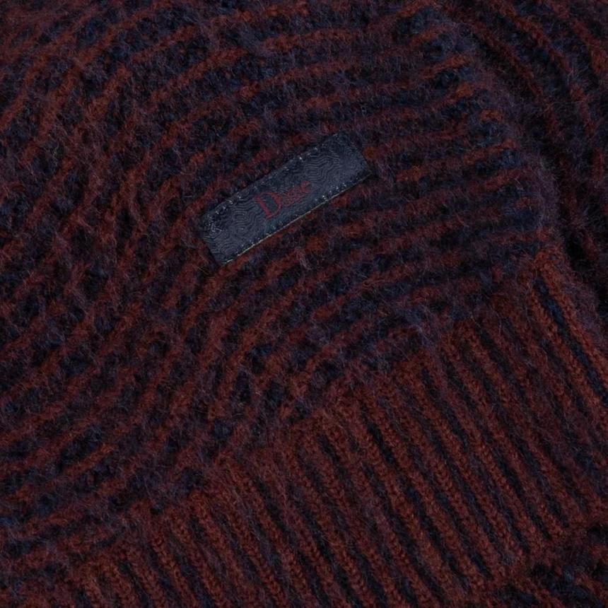 Dime Mohair Wave Knit | Burgundy - HORRIBLE'S PROJECT