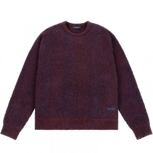 Dime ダークブラウン M ニットセーター ab8cf0e9b338e26b2ae257ad3dea9e