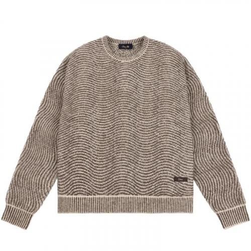 Dime ブラウン ニット セーター ブラウン（茶色）系 Dime(ダイム) ニット・セーター(メンズ