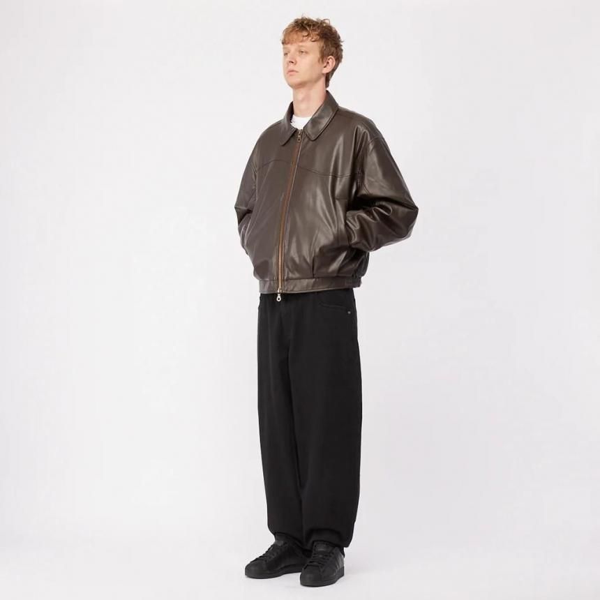 Dime Debossed Jacket | Brown - HORRIBLE'S PROJECT