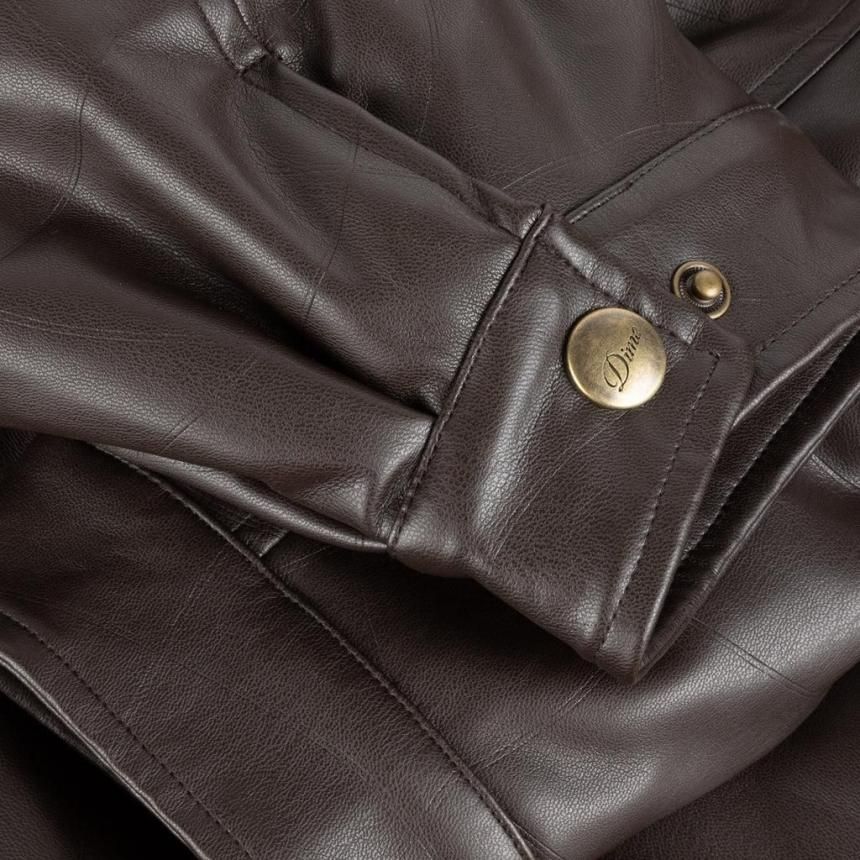Dime Debossed Jacket | Brown - HORRIBLE'S PROJECT｜HORRIBLE'S