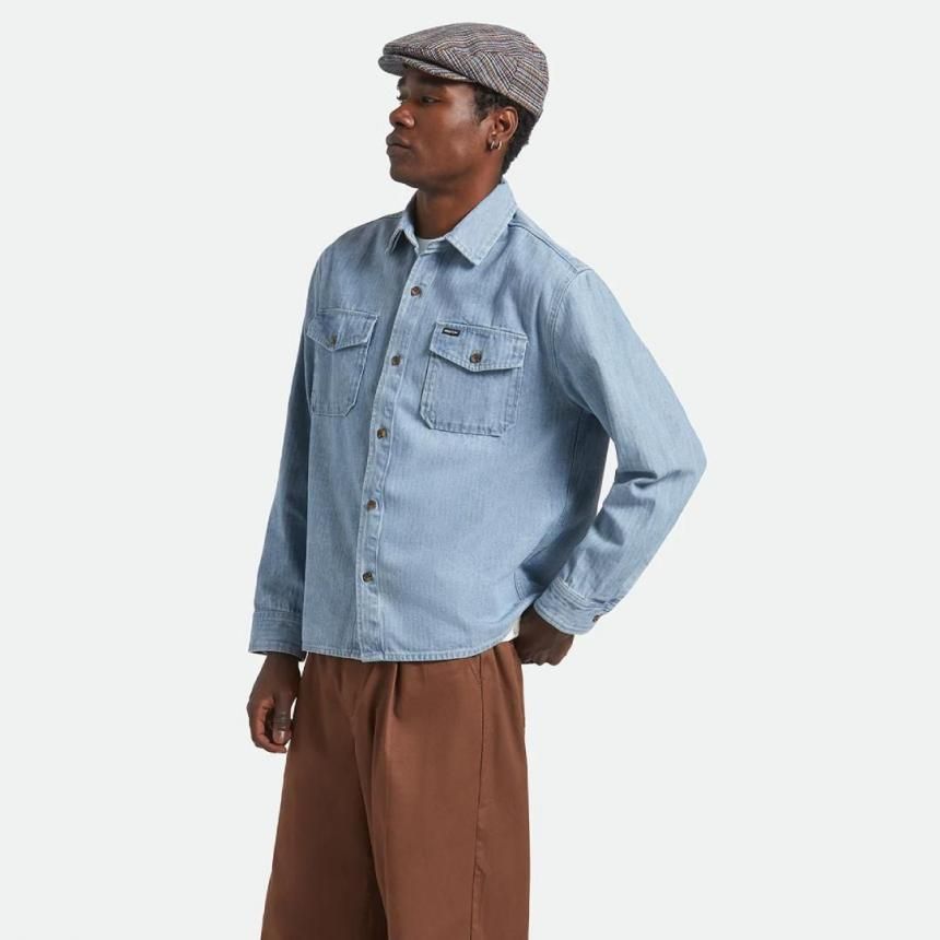 BRIXTON ヘリンボーンシャツ | 長袖 - HORRIBLE'S PROJECT｜HORRIBLE'S