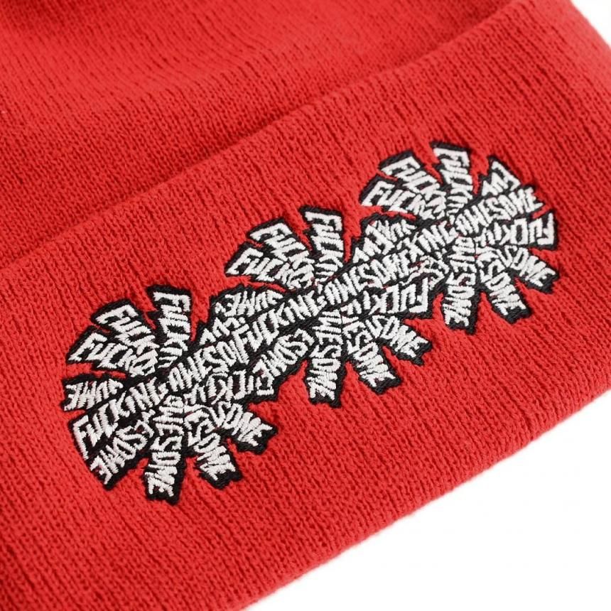 fuckthisindustry skull ビーニー FUCKING AWESOME PBS LOGO CUFF BEANIE / BLACK (ファッキン