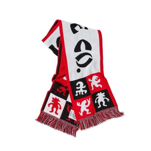 Polar Skate Co Football Scarf / Checkers Red (ݡ顼 ޥե顼 )