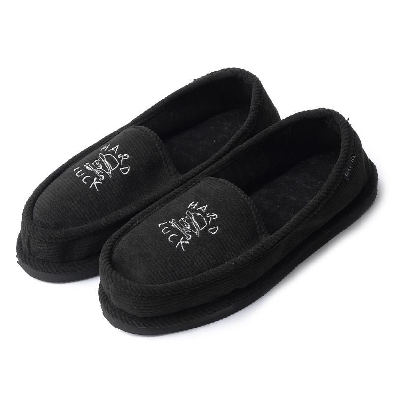 HARD LUCK HARD TIMES HOUSE SLIPPERS / BLACK/GREY (ϡɥå 塼)