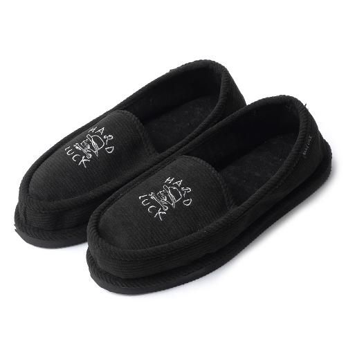 HARD LUCK HARD TIMES HOUSE SLIPPERS / BLACK/GREY (ϡɥå 塼)