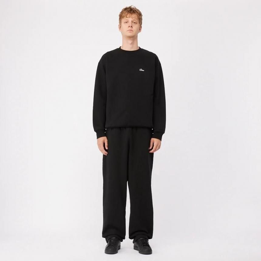 Dime ブラック スウェット M Dime Cursive Logo Crewneck | ブラック - HORRIBLE'S PROJECT