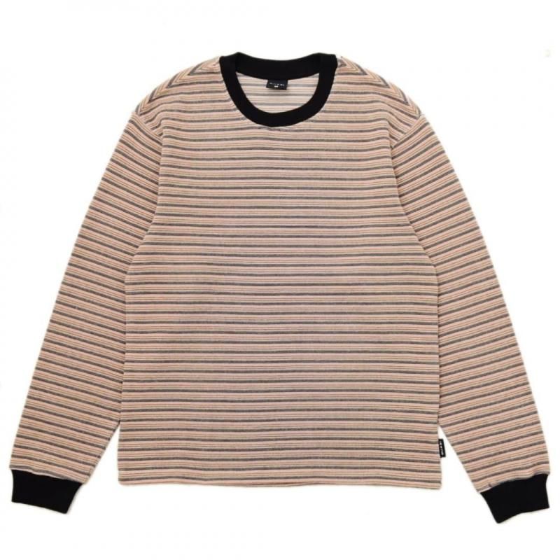 QUASI VERVE LONG SLEEVE STRIPED TEE / CREAM ( T/åȥ)