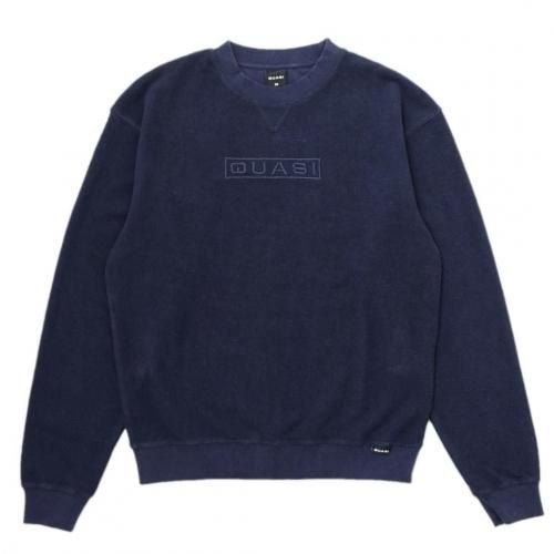 QUASI LOOPED CREWNECK SWEAT / NAVY ( 롼ͥåå)