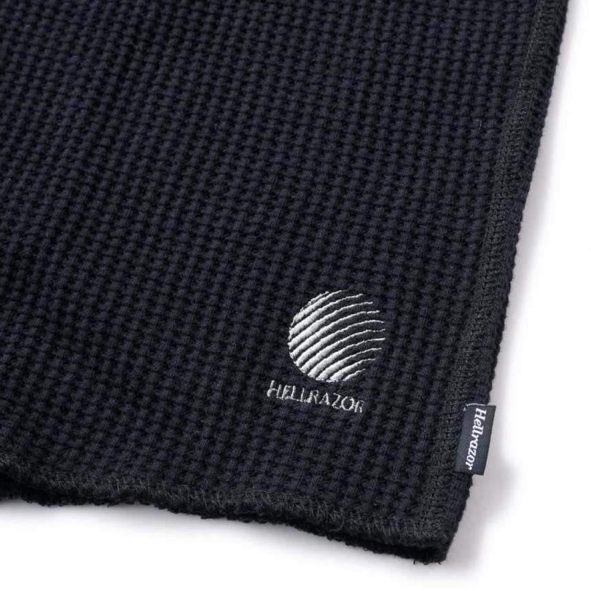HELLRAZOR WAFFLE L/S SHIRT | ブラック - HORRIBLE'S PROJECT