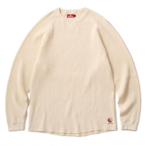 HELLRAZOR WAFFLE L/S SHIRT / NATURAL (إ쥤 ޥ 󥰥꡼T)