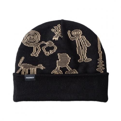 THEORIES NAZCA BEANIE / BLACKʥ꡼ ӡˡ/˥åȥåס
