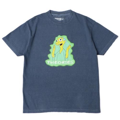 THEORIES HEALTHY GREEN GLOW GARMENT DYED TEE / WASHED NAVYʥ꡼ T/Ⱦµˡ